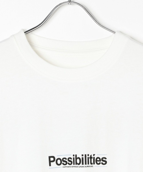 AMERICAN RAG CIE(アメリカンラグシー)の「【AMERICAN RAG CIE】POSSIBILITIES TEE(ユニセックス)(Tシャツ/カットソー・メンズ・ホワイト・MEDIUM/LARGE)」の7枚目の写真