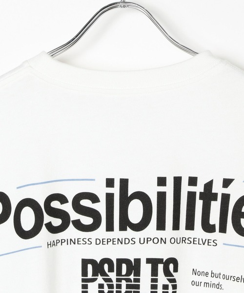 AMERICAN RAG CIE(アメリカンラグシー)の「【AMERICAN RAG CIE】POSSIBILITIES TEE(ユニセックス)(Tシャツ/カットソー・メンズ・ホワイト・MEDIUM/LARGE)」の4枚目の写真