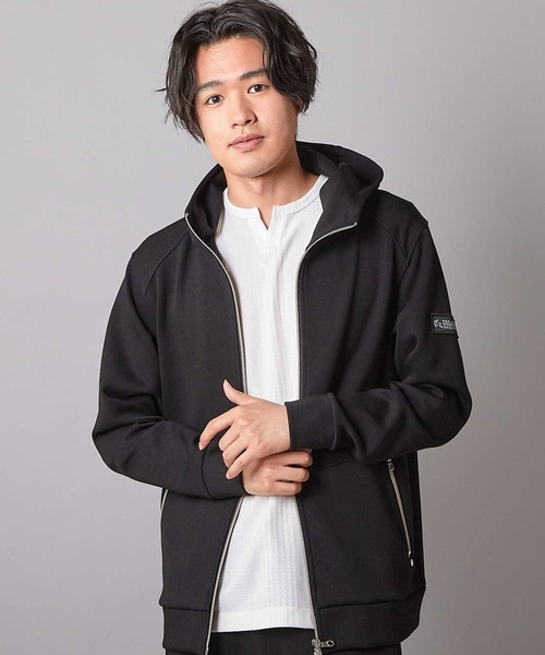 UNION STATION（ユニオンステーション）の「PRO-SPERITY別注 ジップアップ フードブルゾン（パーカー・メンズ・グレー/ブラック・LL/L/M）」の3枚目の写真