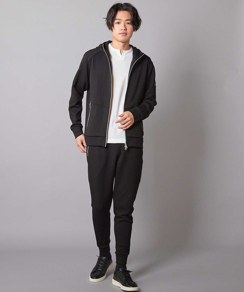 UNION STATION（ユニオンステーション）の「PRO-SPERITY別注 ジップアップ フードブルゾン（パーカー・メンズ・グレー/ブラック・LL/L/M）」の9枚目の写真