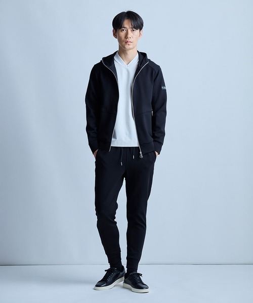 UNION STATION（ユニオンステーション）の「PRO-SPERITY別注 ジップアップ フードブルゾン（パーカー・メンズ・グレー/ブラック/ネイビー系・LL/L/M）」の7枚目の写真