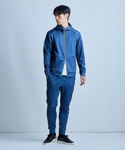 UNION STATION（ユニオンステーション）の「PRO-SPERITY別注 ジップアップ フードブルゾン（パーカー・メンズ・グレー/ブラック/ネイビー系・LL/L/M）」の12枚目の写真