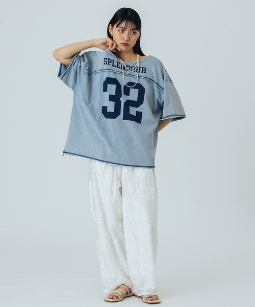 ROSE BUD(ローズバッド)の「EMBROIDERY PANTS(その他パンツ・レディース・ホワイト/ブラウン/ブラック・ONE SIZE)」の6枚目の写真