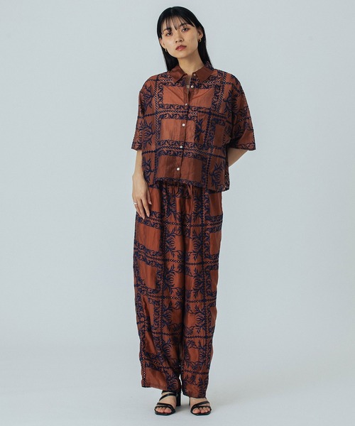 ROSE BUD(ローズバッド)の「EMBROIDERY PANTS(その他パンツ・レディース・ホワイト/ブラウン/ブラック・ONE SIZE)」の20枚目の写真