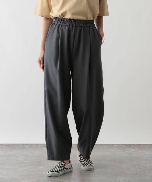 FOUND GOOD(ファウンドグッド)の「カーブイージーパンツ(その他パンツ・レディース・ブラック/ベージュ/グレー系8・L/M)」の1枚目の写真