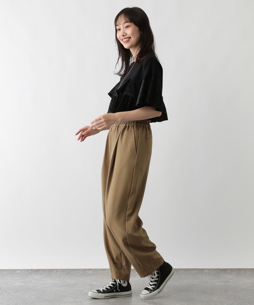 FOUND GOOD(ファウンドグッド)の「カーブイージーパンツ(その他パンツ・レディース・ブラック/ベージュ/グレー系8・L/M)」の7枚目の写真