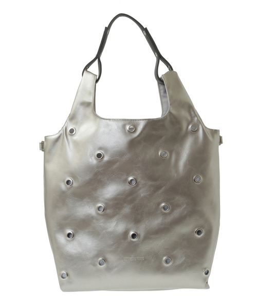 CONVERSE TOKYO(コンバーストウキョウ)の「2WAY EYELET FAKE-LEATHER SHOPPING TOTE BAG(トートバッグ・レディース・ブラウン/ブラック/シルバー・FREE)」の3枚目の写真