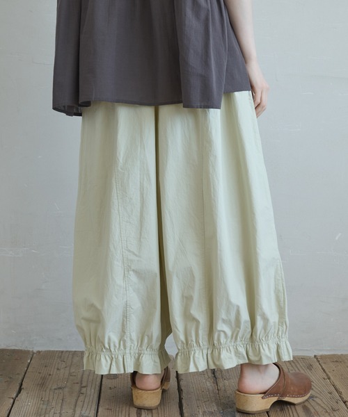 Crisp(クリスプ)の「フリルヘムギャザーパンツ(その他パンツ・レディース・ブラック/ベージュ・FREE)」の19枚目の写真