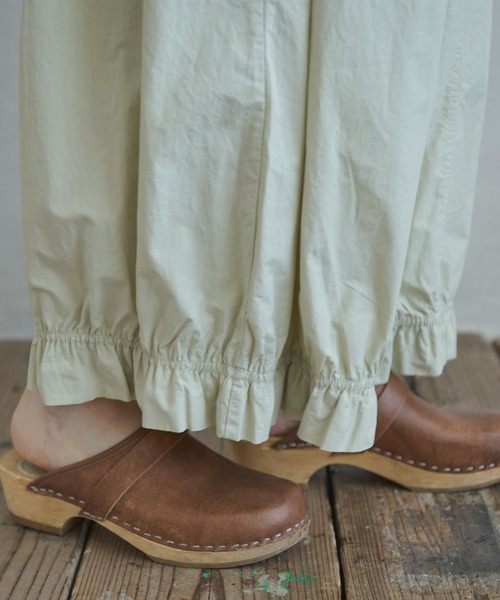 Crisp(クリスプ)の「フリルヘムギャザーパンツ(その他パンツ・レディース・ブラック/ベージュ・FREE)」の20枚目の写真