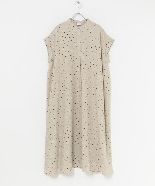 かぐれ　リネンレーヨンワイドワンピース アーバンリサーチドアーズ 2サイズ展開』リネンレーヨンワイドワンピース（ワンピース