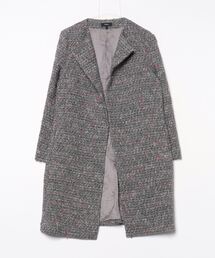 セール/ブランド古着】theory ｜セオリーのノーカラーコート（グレー