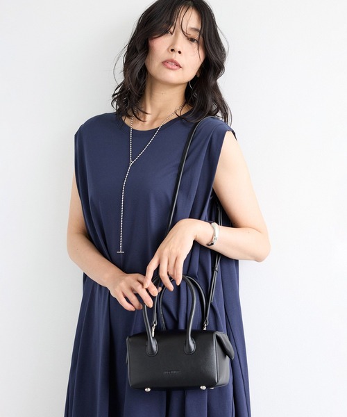 ADD CULUMN（アドカラム）の「BARNYARDSTORM / ADDCULUMN(アドカラム) / LOP ボストンBAG S 【『VERY』YouTube紹介アイテム】（ハンドバッグ・レディース・ブラック・FREE）」の4枚目の写真