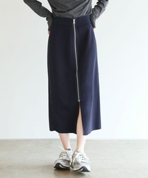 shetila（シェティラ）の「【1枚で2着分】リバーシブルフロントジップ ストレッチスカート（スカート）」