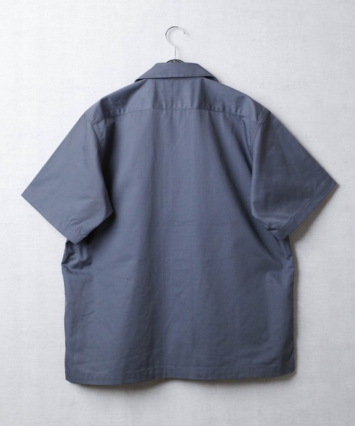 HOUSTON（ヒューストン）の「【T13】【HOUSTON】TC TWILL WORK S/S SHIRT 41074（シャツ/ブラウス・メンズ・カーキ/ブラック/チャコールグレー/オフホワイト・X-LARGE/LARGE/MEDIUM/XX-LARGE）」の12枚目の写真