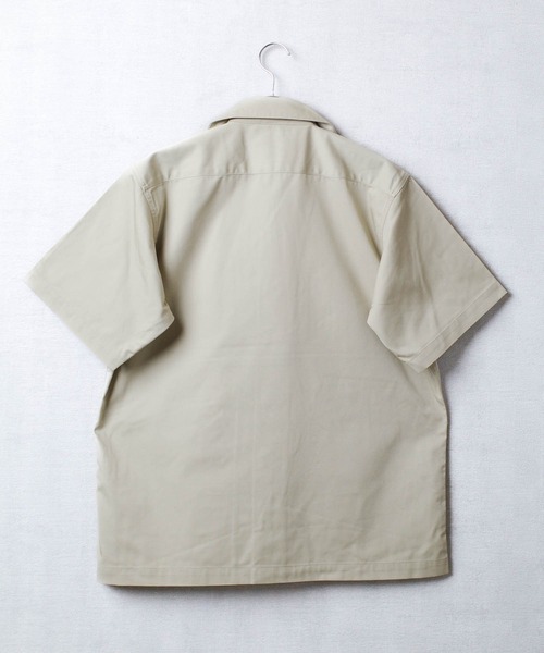 HOUSTON（ヒューストン）の「【T13】【HOUSTON】TC TWILL WORK S/S SHIRT 41074（シャツ/ブラウス・メンズ・カーキ/ブラック/チャコールグレー/オフホワイト・X-LARGE/LARGE/MEDIUM/XX-LARGE）」の13枚目の写真