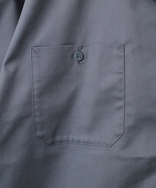 HOUSTON（ヒューストン）の「【T13】【HOUSTON】TC TWILL WORK S/S SHIRT 41074（シャツ/ブラウス・メンズ・カーキ/ブラック/チャコールグレー/オフホワイト・X-LARGE/LARGE/MEDIUM/XX-LARGE）」の18枚目の写真