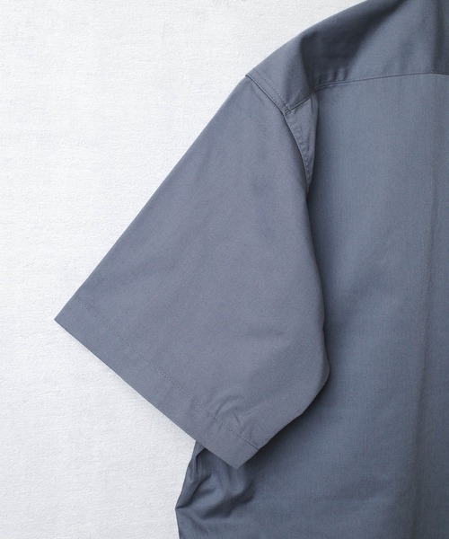 HOUSTON（ヒューストン）の「【T13】【HOUSTON】TC TWILL WORK S/S SHIRT 41074（シャツ/ブラウス・メンズ・カーキ/ブラック/チャコールグレー/オフホワイト・X-LARGE/LARGE/MEDIUM/XX-LARGE）」の21枚目の写真