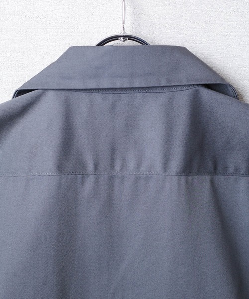 HOUSTON（ヒューストン）の「【T13】【HOUSTON】TC TWILL WORK S/S SHIRT 41074（シャツ/ブラウス・メンズ・カーキ/ブラック/チャコールグレー/オフホワイト・X-LARGE/LARGE/MEDIUM/XX-LARGE）」の22枚目の写真