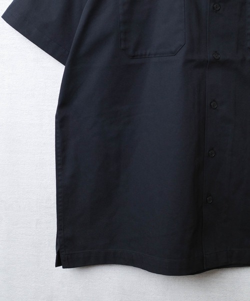 HOUSTON（ヒューストン）の「【T13】【HOUSTON】TC TWILL WORK S/S SHIRT 41074（シャツ/ブラウス・メンズ・カーキ/ブラック/チャコールグレー/オフホワイト・X-LARGE/LARGE/MEDIUM/XX-LARGE）」の6枚目の写真