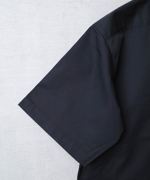 HOUSTON（ヒューストン）の「【T13】【HOUSTON】TC TWILL WORK S/S SHIRT 41074（シャツ/ブラウス・メンズ・カーキ/ブラック/チャコールグレー/オフホワイト・X-LARGE/LARGE/MEDIUM/XX-LARGE）」の8枚目の写真