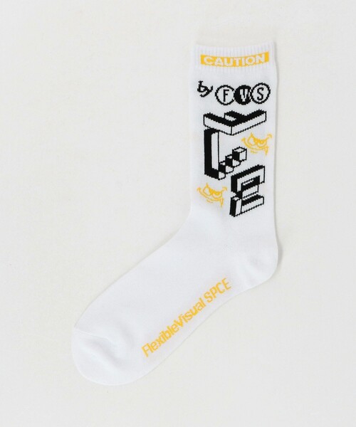 UNITED ARROWS & SONS（ユナイテッドアローズアンドサンズ）の「＜FlexibleVisual SPCE＞ Basic Socks FVS/ソックス（ソックス/靴下・メンズ・ホワイト・FREE）」の2枚目の写真