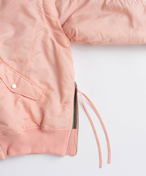 MAISON SPECIAL（メゾンスペシャル）の「Multiway Knit Collar MA-1/マルチウェイニットカラーMA-1（MA-1・レディース・ピンク/ブラウン/ブラック・FREE）」の6枚目の写真