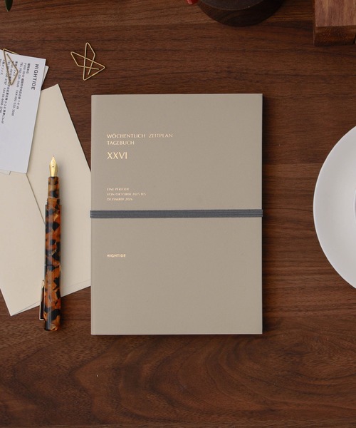 大幅値下げ‼︎Merlette☆BYWARD(バイワード)☆ベージュ 手帳 2026 ヴェルター / B6 週間ブロック / 2025年10月始まり