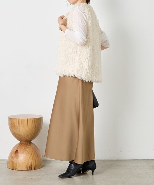 Jena espace merveilleux（ジェナ　エスパスメルヴェイユ）の「フェザージレ（ベスト・レディース・ブラック/アイボリー・FREE）」の12枚目の写真