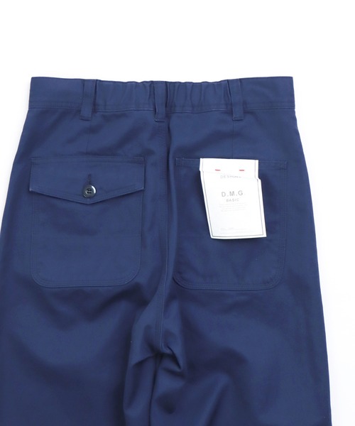 D.M.G.（ドミンゴ）の「[D.M.G. / ディーエムジー] 高密度ツイル ワークワイドパンツ（チノパンツ・レディース・オリーブ/ネイビー/アイボリー・S/L/M/SS）」の11枚目の写真