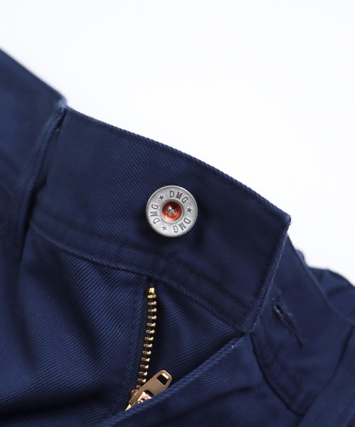 D.M.G.（ドミンゴ）の「[D.M.G. / ディーエムジー] 高密度ツイル ワークワイドパンツ（チノパンツ・レディース・オリーブ/ネイビー/アイボリー・S/L/M/SS）」の8枚目の写真