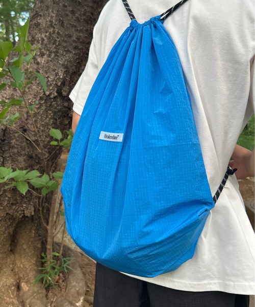 BROKEN BASE（ブロークンベース）の「Ripstop Nap Sack（ショルダーバッグ・メンズ・グレー/ホワイト/ブルー・フリー）」の21枚目の写真