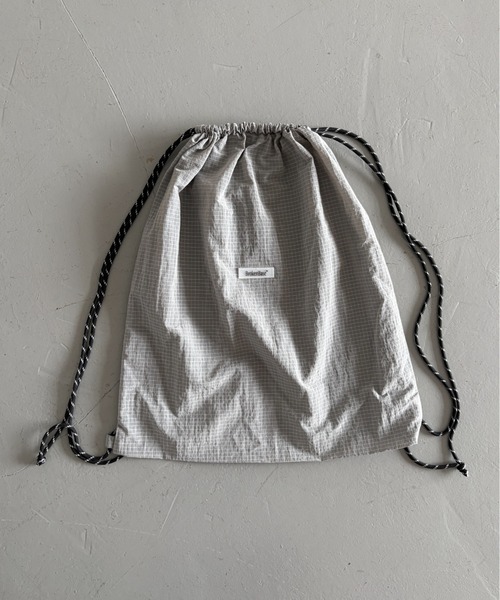 BROKEN BASE（ブロークンベース）の「Ripstop Nap Sack / リップストップナップサック（ショルダーバッグ・メンズ・グレー/ホワイト/ブルー/ネイビー/オレンジ/ターコイズブルー/ブラック・フリー）」の20枚目の写真