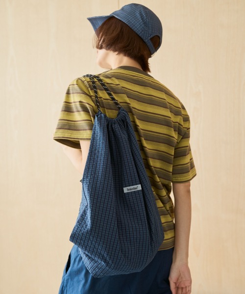 BROKEN BASE（ブロークンベース）の「Ripstop Nap Sack / リップストップナップサック（ショルダーバッグ・メンズ・グレー/ホワイト/ブルー/ネイビー/オレンジ/ターコイズブルー/ブラック・フリー）」の10枚目の写真