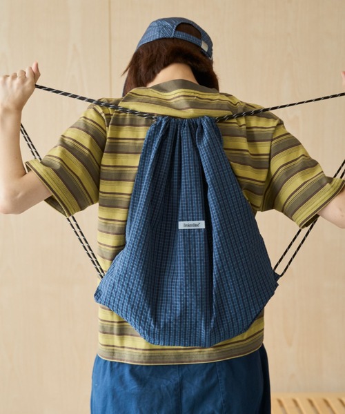 BROKEN BASE（ブロークンベース）の「Ripstop Nap Sack / リップストップナップサック（ショルダーバッグ・メンズ・グレー/ホワイト/ブルー/ネイビー/オレンジ/ターコイズブルー/ブラック・フリー）」の11枚目の写真