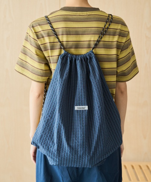 BROKEN BASE（ブロークンベース）の「Ripstop Nap Sack / リップストップナップサック（ショルダーバッグ・メンズ・グレー/ホワイト/ブルー/ネイビー/オレンジ/ターコイズブルー/ブラック・フリー）」の12枚目の写真