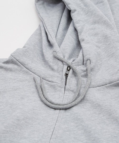 improves（インプローブス）の「ノースリーブ 裏毛スウェット ジップパーカー（ベスト・メンズ・杢グレー/ブラック・MEDIUM/LARGE）」の14枚目の写真
