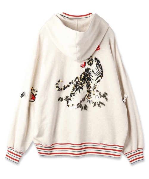 amok(アモク)の「NECKCLOTH SWEATSHIRT(パーカー・メンズ・グレー/ホワイト・L/M/S)」の13枚目の写真