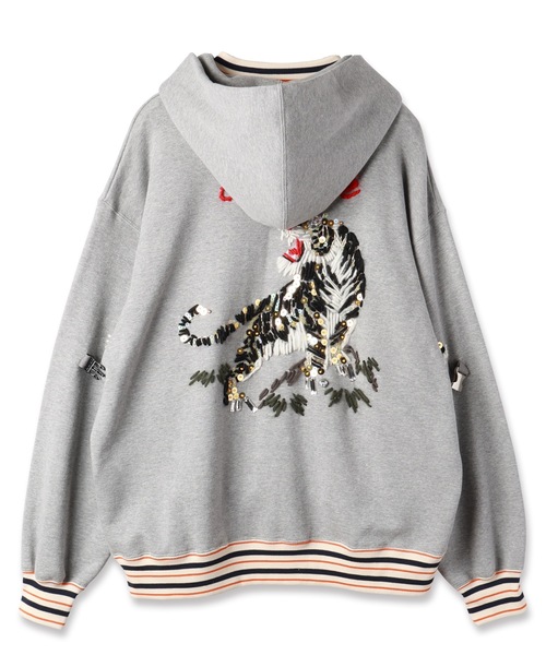 amok(アモク)の「NECKCLOTH SWEATSHIRT(パーカー・メンズ・グレー/ホワイト・L/M/S)」の15枚目の写真