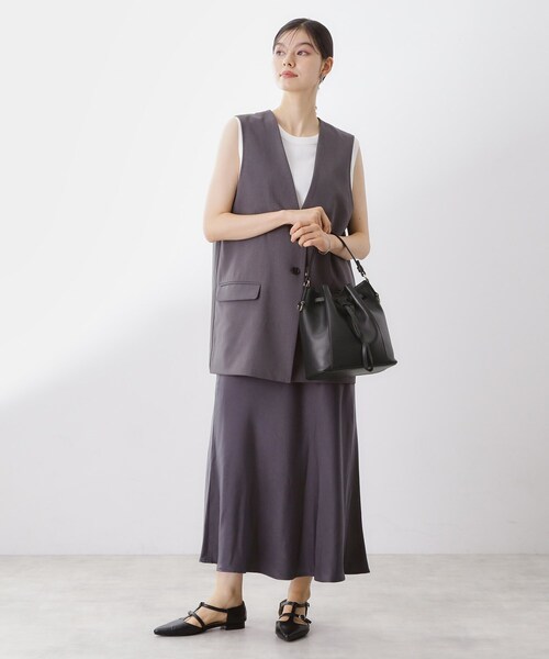 THE SHOP TK （ザ ショップ ティーケー ）の「巾着2WAYショルダーバッグ（ショルダーバッグ・レディース・ブラック/ブラウン系/ワインレッド・00）」の7枚目の写真