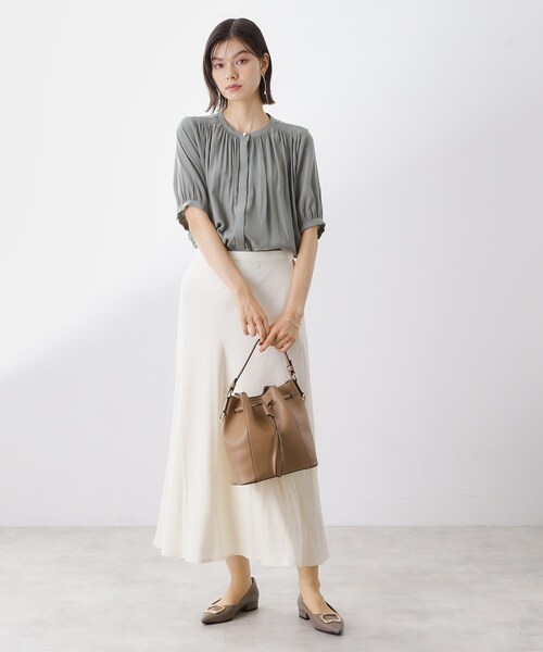 THE SHOP TK （ザ ショップ ティーケー ）の「巾着2WAYショルダーバッグ（ショルダーバッグ・レディース・ブラック/ブラウン系/ワインレッド・00）」の12枚目の写真