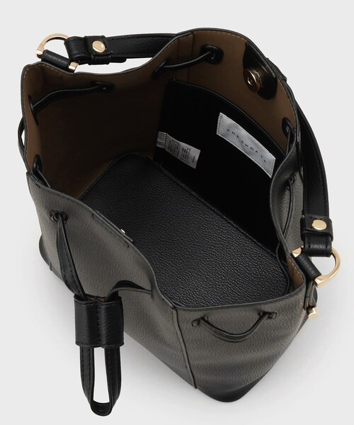 THE SHOP TK （ザ ショップ ティーケー ）の「巾着2WAYショルダーバッグ（ショルダーバッグ・レディース・ブラック/ブラウン系/ワインレッド・00）」の19枚目の写真