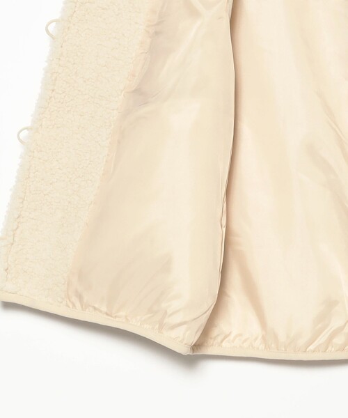 B:MING by BEAMS（ビーミングバイビームス）の「ボア ベスト（ベスト・レディース・ホワイト系その他5/ブラウン系その他4・SMALL/MEDIUM）」の7枚目の写真