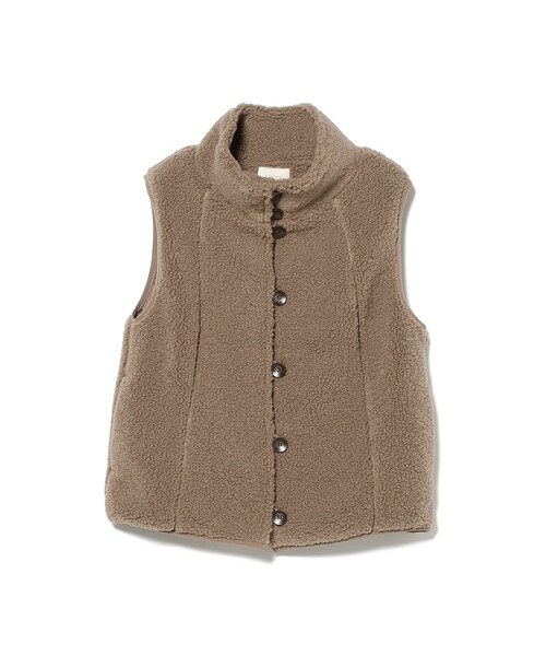 B:MING by BEAMS（ビーミングバイビームス）の「ボア ベスト（ベスト・レディース・ホワイト系その他5/ブラウン系その他4・SMALL/MEDIUM）」の10枚目の写真
