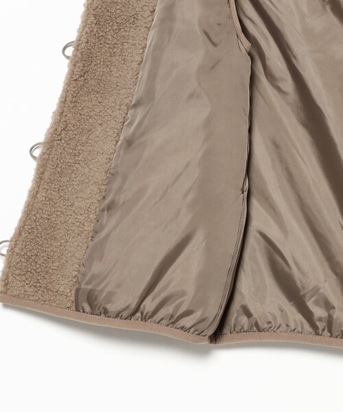 B:MING by BEAMS（ビーミングバイビームス）の「ボア ベスト（ベスト・レディース・ホワイト系その他5/ブラウン系その他4・SMALL/MEDIUM）」の11枚目の写真