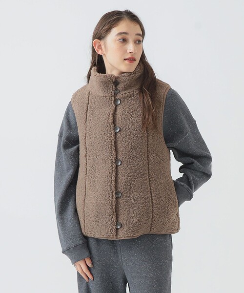 セール】ボア ベスト（ベスト）｜B:MING by BEAMS（ビーミングバイ