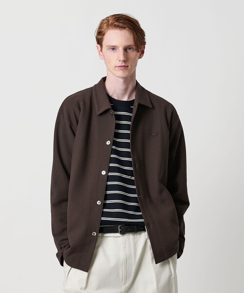 セール】＜LACOSTE for BEAUTY&YOUTH＞ワントーン シャツジャケット