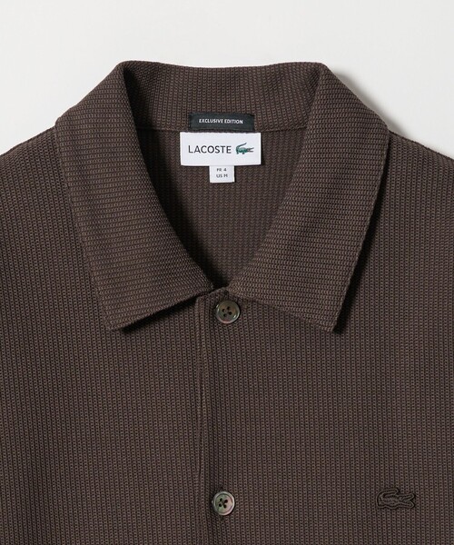 【LACOSTE ×BEAUTY&YOUTH】ワントーンシャツジャケット新品 BEAUTY&YOUTH UNITED ARROWS ＜LACOSTE for BEAUTY&YOUTH＞ワントーン