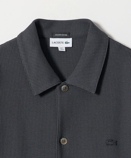 【新品未使用】LACOSTE×BEAUTY&YOUTH ワントーンポロシャツ LACOSTE ポロシャツ 「LACOSTE for BEAUTY＆YOUTH」 1トーン パイル