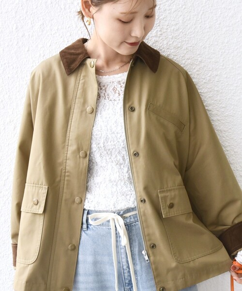 セール】〈洗濯機可能〉テント シルエット ワーク ジャケット（その他