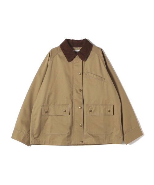 SHIPS(シップス)の「〈洗濯機可能〉テント シルエット ワーク ジャケット(その他アウター・レディース・ライトブラウン/ナチュラル・ONE SIZE)」の5枚目の写真